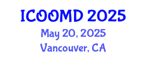International Conference on Osteoporosis, Osteoarthritis and Musculoskeletal Diseases (ICOOMD) May 20, 2025 - Vancouver, Canada