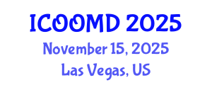International Conference on Osteoporosis, Osteoarthritis and Musculoskeletal Diseases (ICOOMD) November 15, 2025 - Las Vegas, United States