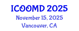 International Conference on Osteoporosis, Osteoarthritis and Musculoskeletal Diseases (ICOOMD) November 15, 2025 - Vancouver, Canada