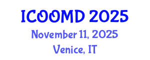 International Conference on Osteoporosis, Osteoarthritis and Musculoskeletal Diseases (ICOOMD) November 11, 2025 - Venice, Italy