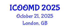 International Conference on Osteoporosis, Osteoarthritis and Musculoskeletal Diseases (ICOOMD) October 21, 2025 - London, United Kingdom