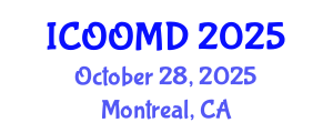 International Conference on Osteoporosis, Osteoarthritis and Musculoskeletal Diseases (ICOOMD) October 28, 2025 - Montreal, Canada