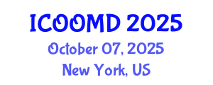 International Conference on Osteoporosis, Osteoarthritis and Musculoskeletal Diseases (ICOOMD) October 07, 2025 - New York, United States