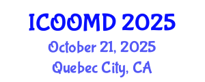 International Conference on Osteoporosis, Osteoarthritis and Musculoskeletal Diseases (ICOOMD) October 21, 2025 - Quebec City, Canada