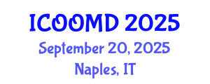 International Conference on Osteoporosis, Osteoarthritis and Musculoskeletal Diseases (ICOOMD) September 20, 2025 - Naples, Italy