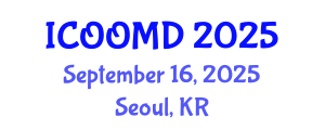 International Conference on Osteoporosis, Osteoarthritis and Musculoskeletal Diseases (ICOOMD) September 16, 2025 - Seoul, Republic of Korea