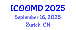International Conference on Osteoporosis, Osteoarthritis and Musculoskeletal Diseases (ICOOMD) September 16, 2025 - Zurich, Switzerland
