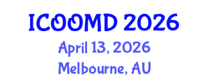 International Conference on Osteoporosis, Osteoarthritis and Musculoskeletal Diseases (ICOOMD) April 13, 2026 - Melbourne, Australia International Conference on Osteoporosis, Osteoarthritis and Musculoskeletal Diseases (ICOOMD) April 13, 2026 - Melbourne, Australia