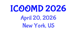 International Conference on Osteoporosis, Osteoarthritis and Musculoskeletal Diseases (ICOOMD) April 20, 2026 - New York, United States International Conference on Osteoporosis, Osteoarthritis and Musculoskeletal Diseases (ICOOMD) April 20, 2026 - New York, United States