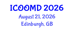 International Conference on Osteoporosis, Osteoarthritis and Musculoskeletal Diseases (ICOOMD) August 21, 2026 - Edinburgh, United Kingdom International Conference on Osteoporosis, Osteoarthritis and Musculoskeletal Diseases (ICOOMD) August 21, 2026 - Edinburgh, United Kingdom