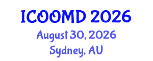 International Conference on Osteoporosis, Osteoarthritis and Musculoskeletal Diseases (ICOOMD) August 30, 2026 - Sydney, Australia International Conference on Osteoporosis, Osteoarthritis and Musculoskeletal Diseases (ICOOMD) August 30, 2026 - Sydney, Australia