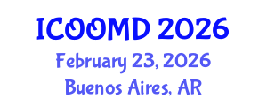 International Conference on Osteoporosis, Osteoarthritis and Musculoskeletal Diseases (ICOOMD) February 23, 2026 - Buenos Aires, Argentina International Conference on Osteoporosis, Osteoarthritis and Musculoskeletal Diseases (ICOOMD) February 23, 2026 - Buenos Aires, Argentina