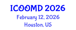 International Conference on Osteoporosis, Osteoarthritis and Musculoskeletal Diseases (ICOOMD) February 12, 2026 - Houston, United States International Conference on Osteoporosis, Osteoarthritis and Musculoskeletal Diseases (ICOOMD) February 12, 2026 - Houston, United States