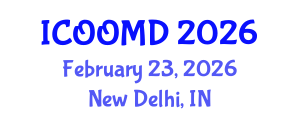 International Conference on Osteoporosis, Osteoarthritis and Musculoskeletal Diseases (ICOOMD) February 23, 2026 - New Delhi, India International Conference on Osteoporosis, Osteoarthritis and Musculoskeletal Diseases (ICOOMD) February 23, 2026 - New Delhi, India