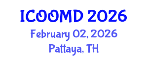 International Conference on Osteoporosis, Osteoarthritis and Musculoskeletal Diseases (ICOOMD) February 02, 2026 - Pattaya, Thailand International Conference on Osteoporosis, Osteoarthritis and Musculoskeletal Diseases (ICOOMD) February 02, 2026 - Pattaya, Thailand
