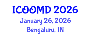 International Conference on Osteoporosis, Osteoarthritis and Musculoskeletal Diseases (ICOOMD) January 26, 2026 - Bengaluru, India International Conference on Osteoporosis, Osteoarthritis and Musculoskeletal Diseases (ICOOMD) January 26, 2026 - Bengaluru, India