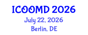 International Conference on Osteoporosis, Osteoarthritis and Musculoskeletal Diseases (ICOOMD) July 22, 2026 - Berlin, Germany International Conference on Osteoporosis, Osteoarthritis and Musculoskeletal Diseases (ICOOMD) July 22, 2026 - Berlin, Germany