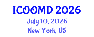 International Conference on Osteoporosis, Osteoarthritis and Musculoskeletal Diseases (ICOOMD) July 10, 2026 - New York, United States International Conference on Osteoporosis, Osteoarthritis and Musculoskeletal Diseases (ICOOMD) July 10, 2026 - New York, United States