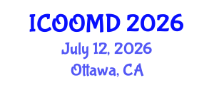 International Conference on Osteoporosis, Osteoarthritis and Musculoskeletal Diseases (ICOOMD) July 12, 2026 - Ottawa, Canada International Conference on Osteoporosis, Osteoarthritis and Musculoskeletal Diseases (ICOOMD) July 12, 2026 - Ottawa, Canada
