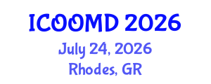 International Conference on Osteoporosis, Osteoarthritis and Musculoskeletal Diseases (ICOOMD) July 24, 2026 - Rhodes, Greece International Conference on Osteoporosis, Osteoarthritis and Musculoskeletal Diseases (ICOOMD) July 24, 2026 - Rhodes, Greece