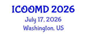 International Conference on Osteoporosis, Osteoarthritis and Musculoskeletal Diseases (ICOOMD) July 17, 2026 - Washington, United States International Conference on Osteoporosis, Osteoarthritis and Musculoskeletal Diseases (ICOOMD) July 17, 2026 - Washington, United States