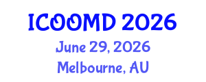 International Conference on Osteoporosis, Osteoarthritis and Musculoskeletal Diseases (ICOOMD) June 29, 2026 - Melbourne, Australia International Conference on Osteoporosis, Osteoarthritis and Musculoskeletal Diseases (ICOOMD) June 29, 2026 - Melbourne, Australia