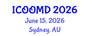 International Conference on Osteoporosis, Osteoarthritis and Musculoskeletal Diseases (ICOOMD) June 15, 2026 - Sydney, Australia International Conference on Osteoporosis, Osteoarthritis and Musculoskeletal Diseases (ICOOMD) June 15, 2026 - Sydney, Australia