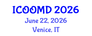 International Conference on Osteoporosis, Osteoarthritis and Musculoskeletal Diseases (ICOOMD) June 22, 2026 - Venice, Italy International Conference on Osteoporosis, Osteoarthritis and Musculoskeletal Diseases (ICOOMD) June 22, 2026 - Venice, Italy