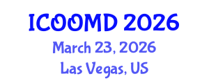 International Conference on Osteoporosis, Osteoarthritis and Musculoskeletal Diseases (ICOOMD) March 23, 2026 - Las Vegas, United States International Conference on Osteoporosis, Osteoarthritis and Musculoskeletal Diseases (ICOOMD) March 23, 2026 - Las Vegas, United States