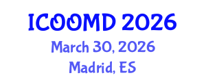 International Conference on Osteoporosis, Osteoarthritis and Musculoskeletal Diseases (ICOOMD) March 30, 2026 - Madrid, Spain International Conference on Osteoporosis, Osteoarthritis and Musculoskeletal Diseases (ICOOMD) March 30, 2026 - Madrid, Spain