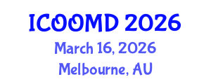International Conference on Osteoporosis, Osteoarthritis and Musculoskeletal Diseases (ICOOMD) March 16, 2026 - Melbourne, Australia International Conference on Osteoporosis, Osteoarthritis and Musculoskeletal Diseases (ICOOMD) March 16, 2026 - Melbourne, Australia
