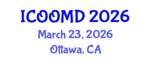 International Conference on Osteoporosis, Osteoarthritis and Musculoskeletal Diseases (ICOOMD) March 23, 2026 - Ottawa, Canada International Conference on Osteoporosis, Osteoarthritis and Musculoskeletal Diseases (ICOOMD) March 23, 2026 - Ottawa, Canada