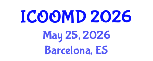 International Conference on Osteoporosis, Osteoarthritis and Musculoskeletal Diseases (ICOOMD) May 25, 2026 - Barcelona, Spain International Conference on Osteoporosis, Osteoarthritis and Musculoskeletal Diseases (ICOOMD) May 25, 2026 - Barcelona, Spain