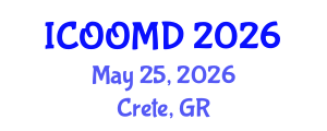 International Conference on Osteoporosis, Osteoarthritis and Musculoskeletal Diseases (ICOOMD) May 25, 2026 - Crete, Greece