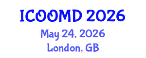 International Conference on Osteoporosis, Osteoarthritis and Musculoskeletal Diseases (ICOOMD) May 24, 2026 - London, United Kingdom