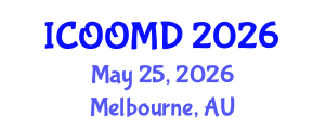 International Conference on Osteoporosis, Osteoarthritis and Musculoskeletal Diseases (ICOOMD) May 25, 2026 - Melbourne, Australia International Conference on Osteoporosis, Osteoarthritis and Musculoskeletal Diseases (ICOOMD) May 25, 2026 - Melbourne, Australia