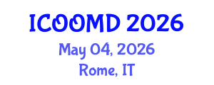 International Conference on Osteoporosis, Osteoarthritis and Musculoskeletal Diseases (ICOOMD) May 04, 2026 - Rome, Italy International Conference on Osteoporosis, Osteoarthritis and Musculoskeletal Diseases (ICOOMD) May 04, 2026 - Rome, Italy