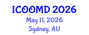 International Conference on Osteoporosis, Osteoarthritis and Musculoskeletal Diseases (ICOOMD) May 11, 2026 - Sydney, Australia International Conference on Osteoporosis, Osteoarthritis and Musculoskeletal Diseases (ICOOMD) May 11, 2026 - Sydney, Australia