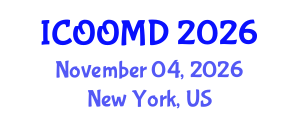 International Conference on Osteoporosis, Osteoarthritis and Musculoskeletal Diseases (ICOOMD) November 04, 2026 - New York, United States International Conference on Osteoporosis, Osteoarthritis and Musculoskeletal Diseases (ICOOMD) November 04, 2026 - New York, United States
