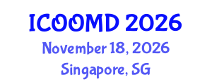 International Conference on Osteoporosis, Osteoarthritis and Musculoskeletal Diseases (ICOOMD) November 18, 2026 - Singapore, Singapore International Conference on Osteoporosis, Osteoarthritis and Musculoskeletal Diseases (ICOOMD) November 18, 2026 - Singapore, Singapore