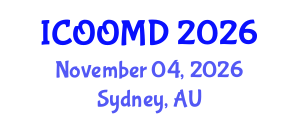 International Conference on Osteoporosis, Osteoarthritis and Musculoskeletal Diseases (ICOOMD) November 04, 2026 - Sydney, Australia