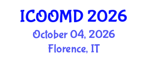 International Conference on Osteoporosis, Osteoarthritis and Musculoskeletal Diseases (ICOOMD) October 04, 2026 - Florence, Italy International Conference on Osteoporosis, Osteoarthritis and Musculoskeletal Diseases (ICOOMD) October 04, 2026 - Florence, Italy