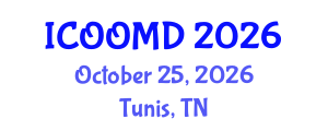 International Conference on Osteoporosis, Osteoarthritis and Musculoskeletal Diseases (ICOOMD) October 25, 2026 - Tunis, Tunisia International Conference on Osteoporosis, Osteoarthritis and Musculoskeletal Diseases (ICOOMD) October 25, 2026 - Tunis, Tunisia