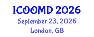 International Conference on Osteoporosis, Osteoarthritis and Musculoskeletal Diseases (ICOOMD) September 23, 2026 - London, United Kingdom International Conference on Osteoporosis, Osteoarthritis and Musculoskeletal Diseases (ICOOMD) September 23, 2026 - London, United Kingdom
