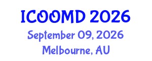 International Conference on Osteoporosis, Osteoarthritis and Musculoskeletal Diseases (ICOOMD) September 09, 2026 - Melbourne, Australia International Conference on Osteoporosis, Osteoarthritis and Musculoskeletal Diseases (ICOOMD) September 09, 2026 - Melbourne, Australia