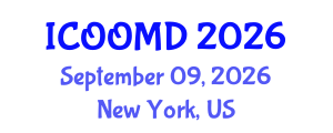 International Conference on Osteoporosis, Osteoarthritis and Musculoskeletal Diseases (ICOOMD) September 09, 2026 - New York, United States International Conference on Osteoporosis, Osteoarthritis and Musculoskeletal Diseases (ICOOMD) September 09, 2026 - New York, United States