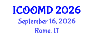 International Conference on Osteoporosis, Osteoarthritis and Musculoskeletal Diseases (ICOOMD) September 16, 2026 - Rome, Italy International Conference on Osteoporosis, Osteoarthritis and Musculoskeletal Diseases (ICOOMD) September 16, 2026 - Rome, Italy