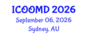 International Conference on Osteoporosis, Osteoarthritis and Musculoskeletal Diseases (ICOOMD) September 06, 2026 - Sydney, Australia