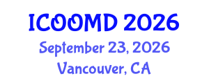 International Conference on Osteoporosis, Osteoarthritis and Musculoskeletal Diseases (ICOOMD) September 23, 2026 - Vancouver, Canada International Conference on Osteoporosis, Osteoarthritis and Musculoskeletal Diseases (ICOOMD) September 23, 2026 - Vancouver, Canada