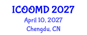 International Conference on Osteoporosis, Osteoarthritis and Musculoskeletal Diseases (ICOOMD) April 10, 2027 - Chengdu, China International Conference on Osteoporosis, Osteoarthritis and Musculoskeletal Diseases (ICOOMD) April 10, 2027 - Chengdu, China